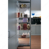 Dispensa Kit with Chrome Wire Baskets