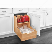 Rev-A-Shelf food Storage Container Organizer with Soft-Close