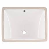 VANITY WHITE RECTANGLE PORCELAIN M2015