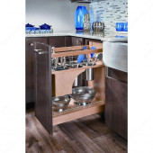 Rev-A-Shelf base Pull-Out with Blumotion, Utensil Bins, and Knife Block