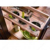 Sliding System with Rev-A-Shelf Utensil Containers