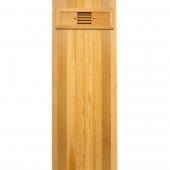 Sauna doors made of cedar