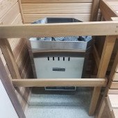 Sauna heater guard kits